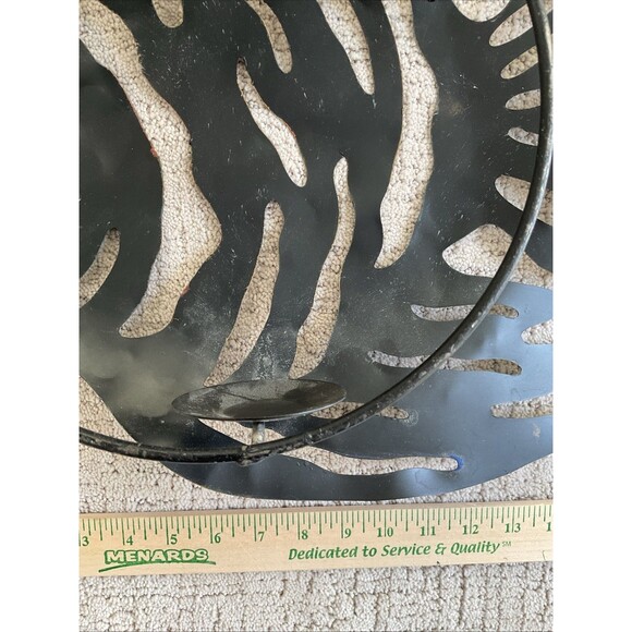 Large Metal Fish Sculpture From Cabo. With Candle Holder. Hanging - Picture 11 of 16